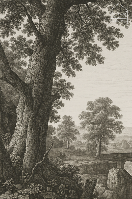 Vintage European Landscape Triptych Printable Digital Wall Art | Set of 3