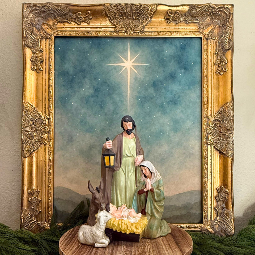 Hand Painted Nativity Scene - Limited Quantity