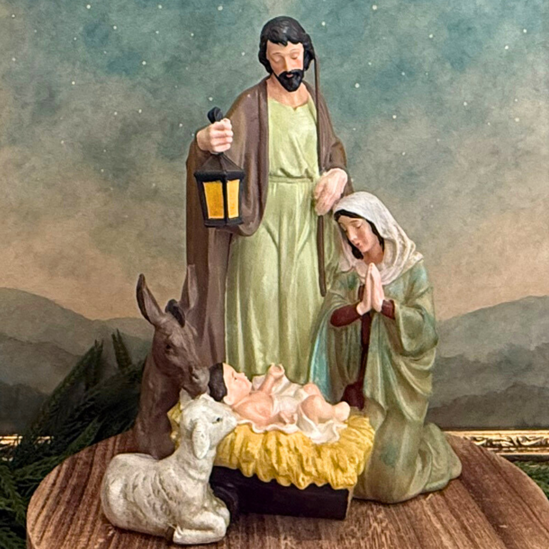 Hand Painted Nativity Scene - Limited Quantity